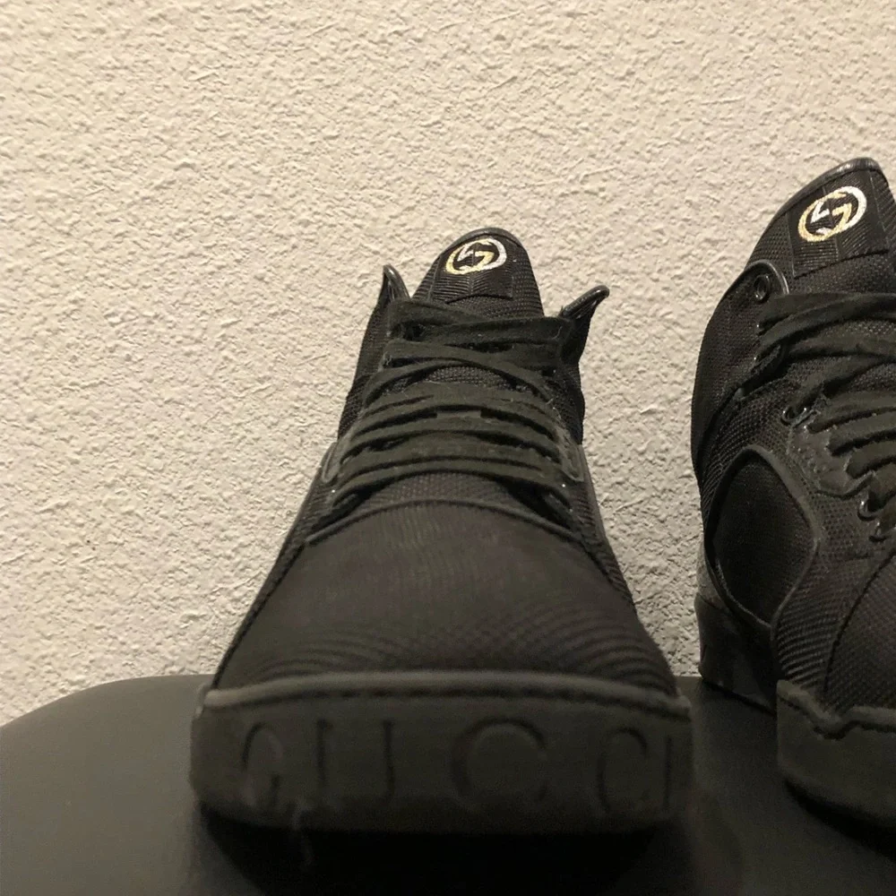 Gucci Black High-Top Sneakers - Picture 8 of 13